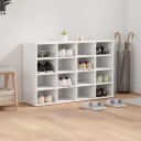  Sko Skap med hylle Hvit 103 x 30 x 67 cm Konstruert tre