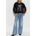 AllSaints Dame Gensere & Hettegensere Svart S,