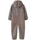 Name It Softshell Dress m. Fleece   NmfAlfa08   Brown Linser/Flo   Name It   5 år (110)   Softshell Brun Grønn Rosa