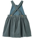 Wheat Pinafore Agnes Blue 116