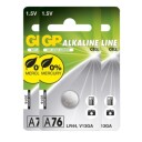 GP 76A-C1 / LR44 / LR1154 / AG13 (3-pakk)