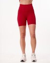 Bumpro Perfect Rib Scrunchie Shorts 5" Red Salsa - S