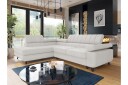 Amshyttan Sofa med Sjeselong 3 seter   Hvit
