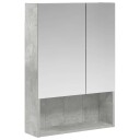  Baderomsspeilskap Betonggrå 50 x 14,5 x 70 cm Konstruert tre