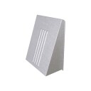 Flexit Kappe flat stÃ¥l 150x150 sort - 49220
