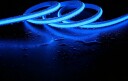 Ledlife 5m 9W/m Blå Slim COB strip   230V IP67 vanntett 296 LED kan klippes hver 10cm   Forpakning : 20m inkl. støpsel