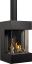 Bellfires Box Gas 45-45 gasspeis for vegg- panorama med glass på tre sider