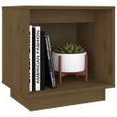 vidaXL Nattbord honningbrun 40x30x40 cm heltre furu