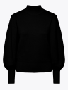 Y.A.S Fonny Long Sleeve Knit Pullover Sort XL