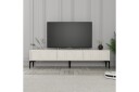 Hazim TV-benk 180 cm - Krem/Svart
