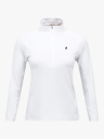 Peak Performance Core Half Zip Baselayer Women Hvit L