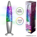 Party Fun Lights - Glitter lamp - Multicoloured - 34 cm 605401