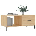  Salongbord sonoma eik 90x50x40 cm konstruert tre 8720845441432