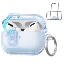 Etui med stativ for AirPods Pro 3 Transparent blå