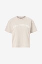 Aim'n T skjorte Varsity Boxy T shirt Beige
