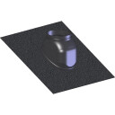 Kierulff 80/125mm Metalbestos ConneXt-beslag 5-45° fleksibelt svart