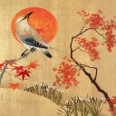 Automne Japonais Plakat Plakat / 70x70cm
