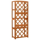vidaXL Espalier med hyller 55x30x140 cm heltre gran