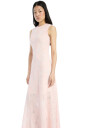 ROTATE Mesh Maxi Dress Kjole Lyserosa 36