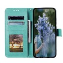 Samsung Galaxy A34 5G Mandala Series Lommebok-deksel Grønn
