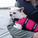 Rosa Flytevest For Små Og Større Hunder