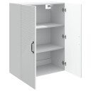 vidaXL Vegghengt skap Hvit 66 x 34,5 x 90 cm Konstruert tre