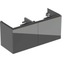 Geberit Acanto servantskap 118,4x47,5 cm grått glass