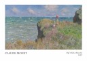Cliff Walk at Pourville Plakat Plakat / 40x50cm