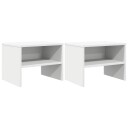vidaXL Nattbord 2 stk hvit 40x30x30 cm sponplate