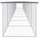 Vidaxl Kyllingbur Med Tak Antrasitt 1003X98X90 cm Galvanisert Stål