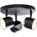 SPOTTEATER SORT RONDEL 3-SPOT