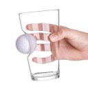 Drikkeglass med golfball