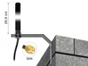 Delock 3 dBi Omni Antenne for Mobiltelefon, Wi-Fi og Bluetooth - Utendørs Med Veggmontering