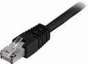 DELTACO FTP Cat.6 patch cable 0.5m black