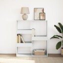  Bokhylle/romdeler hvit 100x33x115 cm