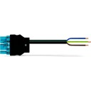 Tilkoblingskabel Ca. Hann/fri 5-pinners 7M 3G1,50mm² blå, kode. I