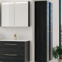Dansani Mido+ Top speilskap, 80x70 cm, svart struktur