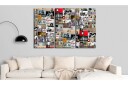 Bilde Art Of Collage Banksy Iii 90x60 Artgeist sp. z o. o.