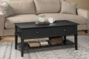 Franklin Sofabord 105 cm med Oppbevaringshylle + 2 Skuffer S - Dorel Home