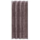  Gardin med gardiner 2 pcs Brun 225 x 140 cm Fløyel