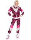 80 talls UV Glow Grilldress med Rosa Tigermotiv til Voksen