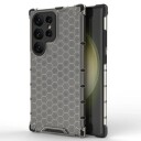 INCOVER Samsung Galaxy S24 Ultra Hybrid Deksel - Honeycomb Svart