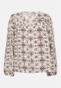 Bluse med teksturert vev