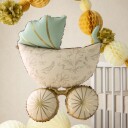 Partydeco Folieballong Barnevogn FB292