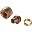 18 mm Gabotherm unionsmuttersett 3/4" brass