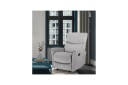 Recliner Chesley Grå, Fløyel/Metall/Tre - Grå, Fløyel/Metall/Tre