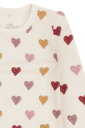 Hust And Claire Hust & Claire Baloo Hearts ull/bambus body off white 86