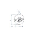 Trio Perfekta Kranventil 8505121 Veggbrikke For