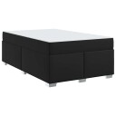  Sengestamme med madrass Svart 120 x 200 cm stoff