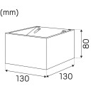 Hide-a-Lite Case Wall Veggarmatur 3000 K 500 lm 145° Antrasitt Belysning